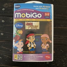 VTech MobiGo Disney Jake  the Neverland Pirates 5 Learning Games Ages 3-5