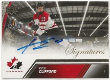 2013-14 Upper Deck Team Canada Autographs Signatures #60 Kyle Clifford