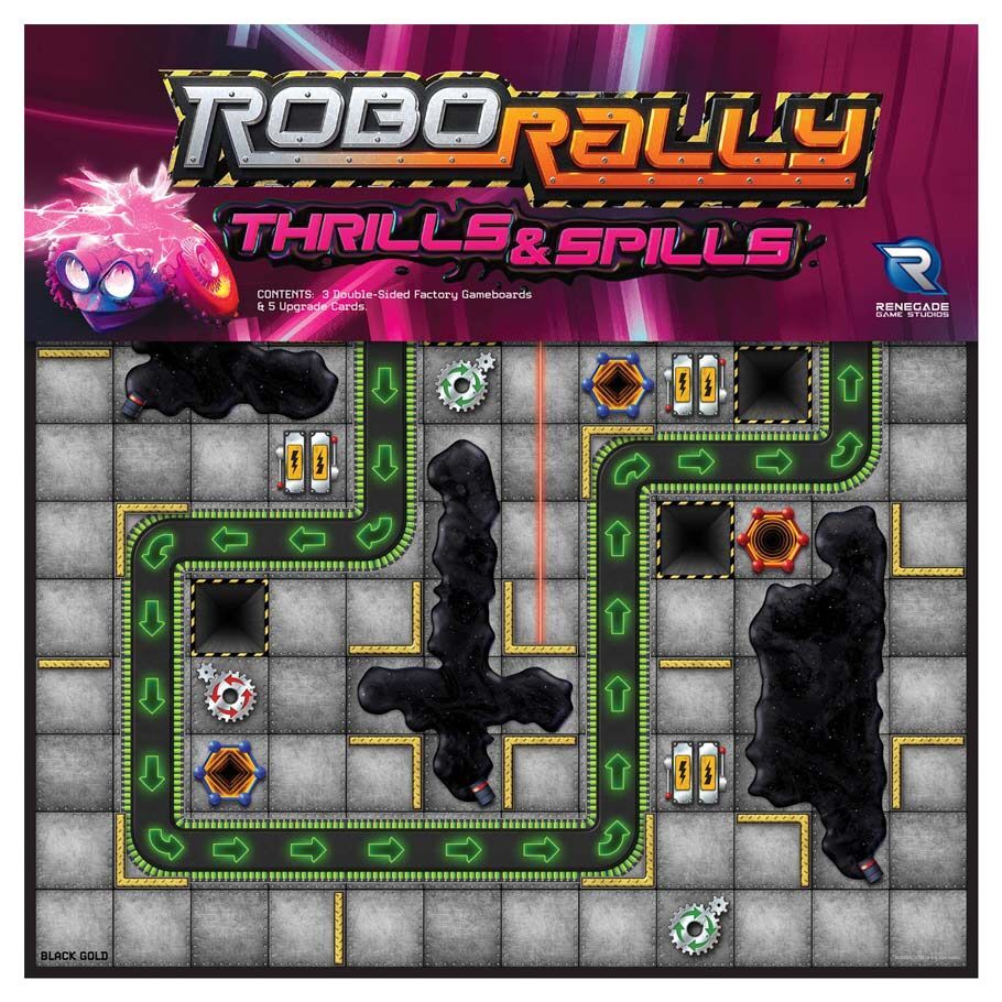 Robo Rally Board Game: Thrills & Spills Expansion by Renegade Games Roborally