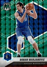 2020-21 Panini Mosaic Green Mosaic Prizm - #127 Boban Marjanovic