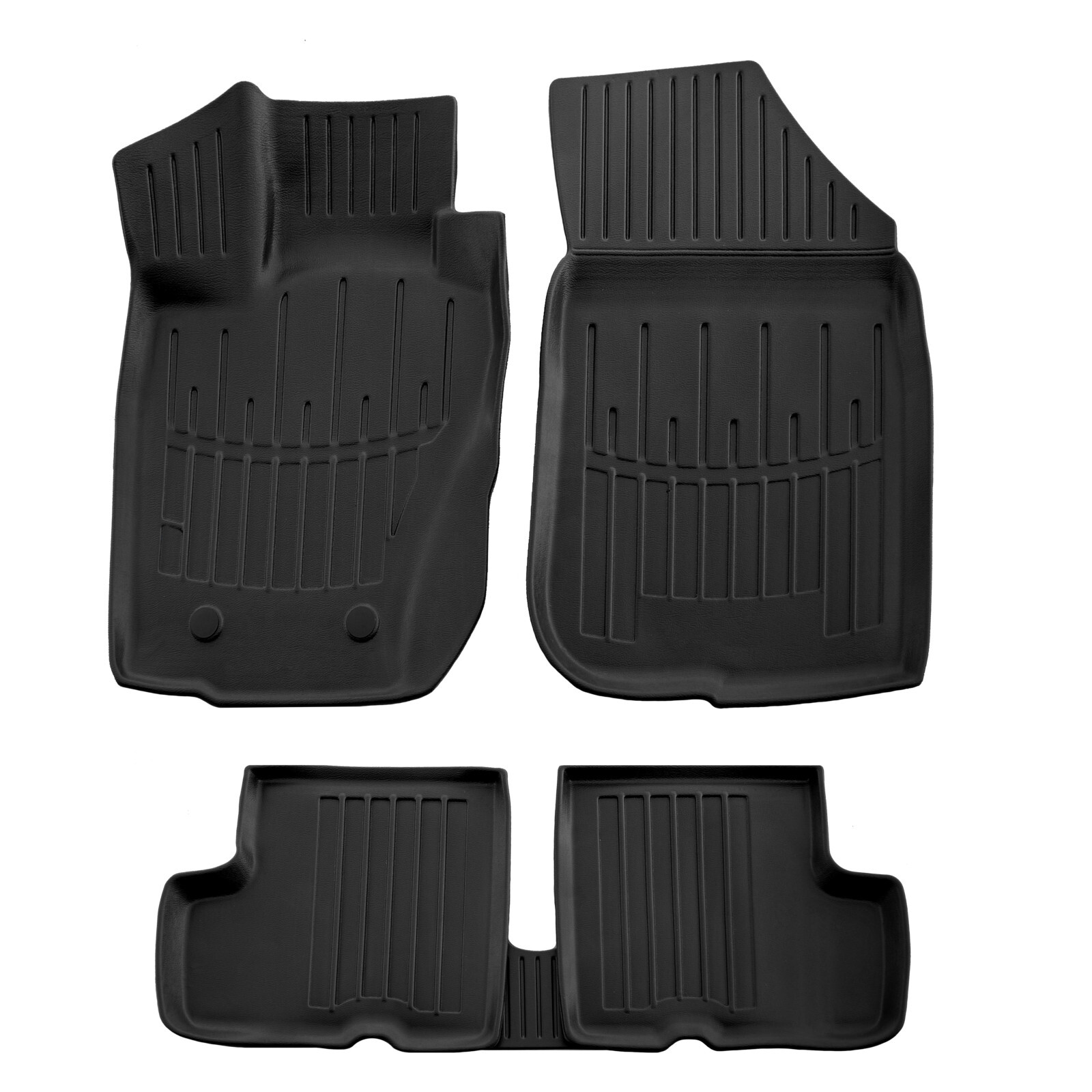 Tapis de sol étanche en caoutchouc antidérapant pour habitacle Duster 4WD 2010-2018