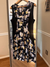 Ellen Tracy Size Large A Line Shift Dress