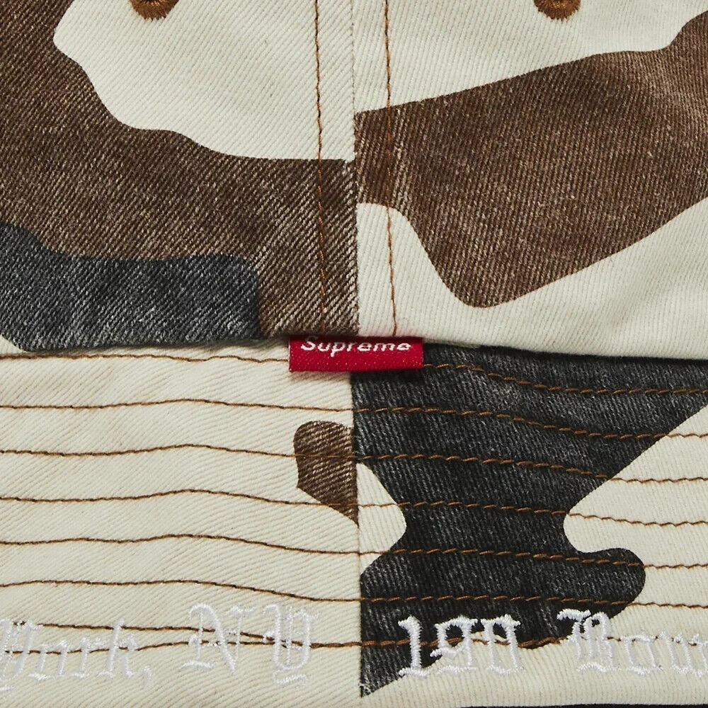 Supreme Embroidered Brim Crusher 'Brown Camo' SS23 S/M | eBay