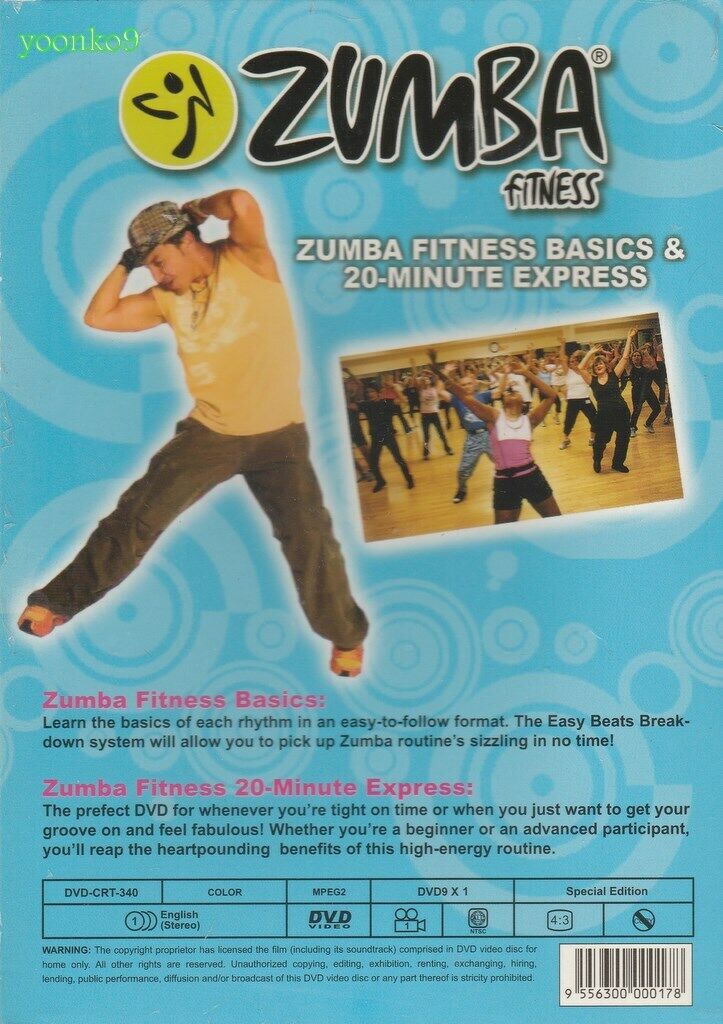 Zumba Fitness GOLD REVIEW Music C and Choreography DVD (LIKE NEW) B5