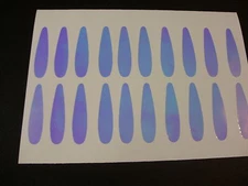  TRU UV TRANSPARENT 36PK Hagen's T1 Trolling Spoon Die Cuts Fishing Lure Tape