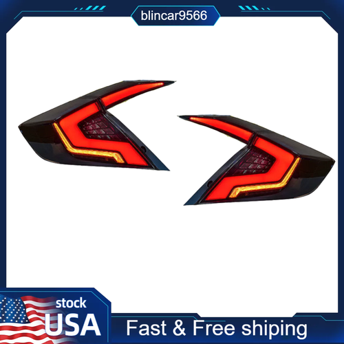TBHOO Conjunto De Cubierta De Luces Antiniebla LED Para Honda Civic 2016-2018 De 4
