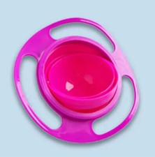 Gyro Bowl rosa / Magic Bowl / Anti Spill Bowl / Schale / Sch&uuml;ssel / Baby / Kind