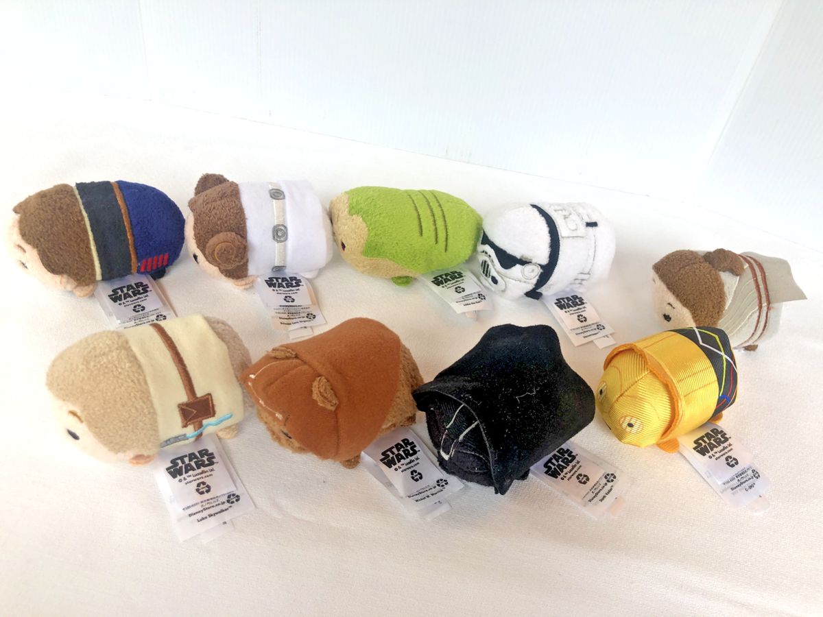 Lot of 9 Tsum Tsum Disney Star Wars 3.5