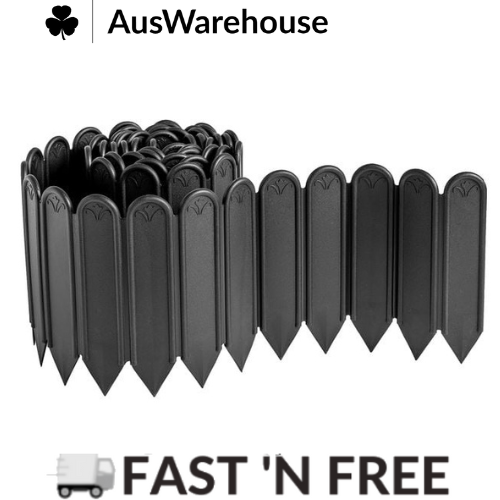Lattice Makers 220mm x 3m Black Ezy Edge Garden Edging - Picture 1 of 4