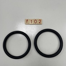 NOS Solid Black Rubber Tyres Triang Scooter Pram Trike 102mm Inner Diameter T102