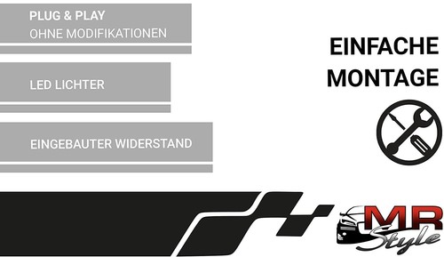 MR-Style Led Kennzeichenbeleuchtung passend für FORD Focus | C-Max CC Typ DA DAW - Bild 7 von 7
