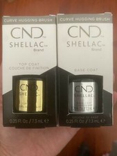 CND Shellac Top / Base Coat Set Soak Off GEL UV LED Lamp .25 oz -Any choose