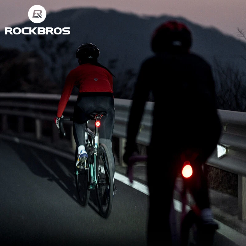ROCKBROS LED Bike Light Set Bicycle Headlight Tail Light Set USB-C Rechargeable - image 3 of 4
