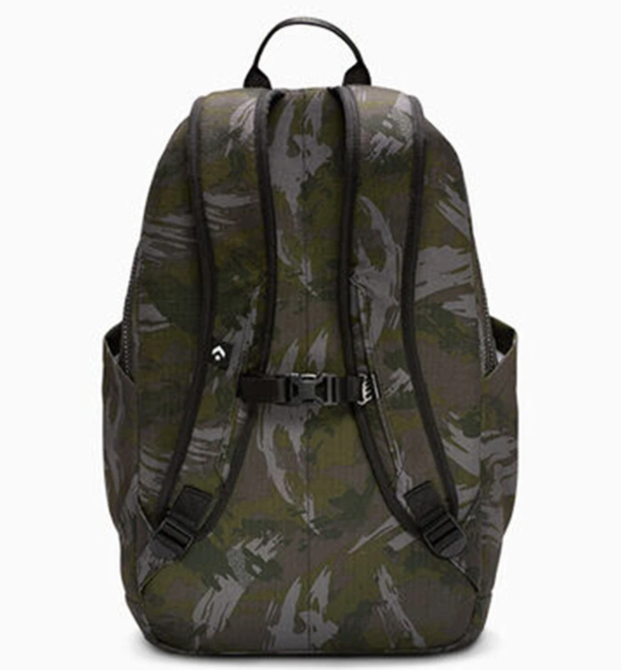 Mochila utilitária camuflada CONVERSE laptop manga garrafa alças de skate bolsos - Imagem 4 de 4