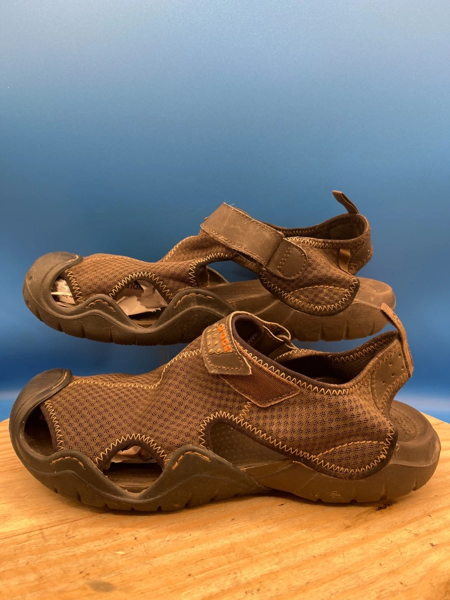 Crocs Fisherman Brown Sandals for Men | eBay display picture 1