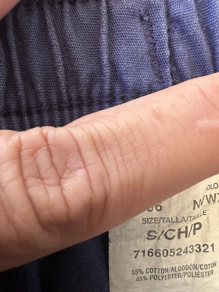 Pantalones Médicos Dickies Damas Talla Pequeña Azul Marino Foto 4 de 4