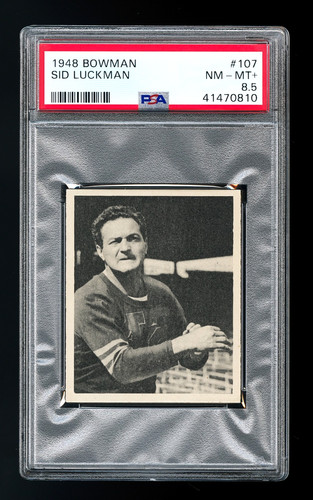 Sid Luckman #107 1948 Bowman card