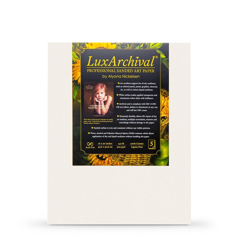 LuxArchival : Professional Sanded Art Paper : 400 Grit : 8x10in (Apx.20x25cm)...