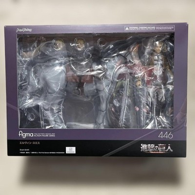 Figma 446 Erwin Smith Figure with Horse Bonus New No Major Damage