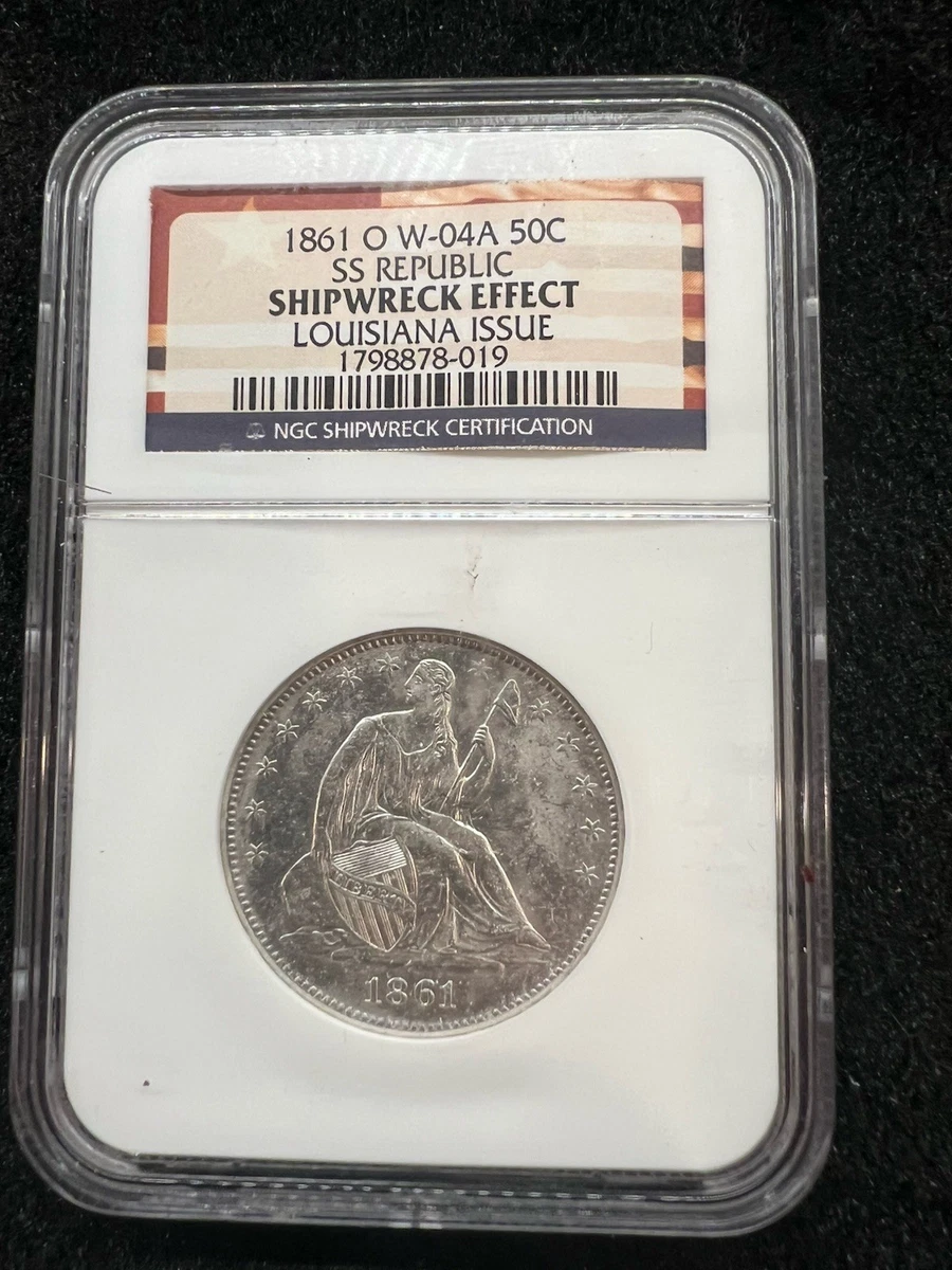NGC 1861 Year Seated Liberty US Half Dollars (1839-1891) for sale