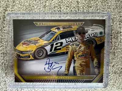 2024 Panini National Treasures NASCAR Track Pass Signatures Ryan Blaney /99