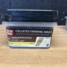 Grip-Rite 3-1/4"X.131 Framing Nail Bright Coated