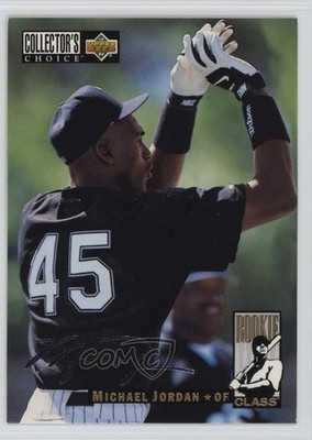 1994 Collector's Choice Rookie Class Silver Foil Signature Michael Jordan 0o9s