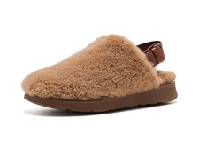 Women's Flats FitFlop Gen-FF Shearling Back-Strap Mules