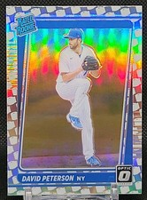 2021 Donruss Optic David Peterson Crisis Toilet Paper Rated Rookie Card #61. rookie card picture