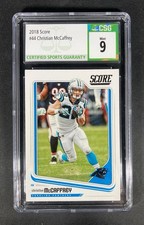 2018 Score - Christian McCaffrey #44, CSG 9