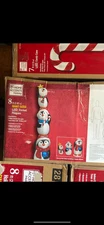 8FT Giant Sized LED Stacked Penguins Limited Home Accents Ho Brand New Sealed
