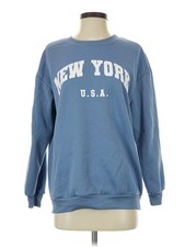 Shein Women Blue Sweatshirt 2