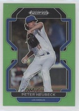 2022 Panini Prizm Draft Picks Lime Green Prizm 63/75 Peter Heubeck #PDP164 0x4v