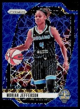 MORIAH JEFFERSON 2024 PANINI PRIZM WNBA BLUE VELOCITY REFRACTOR