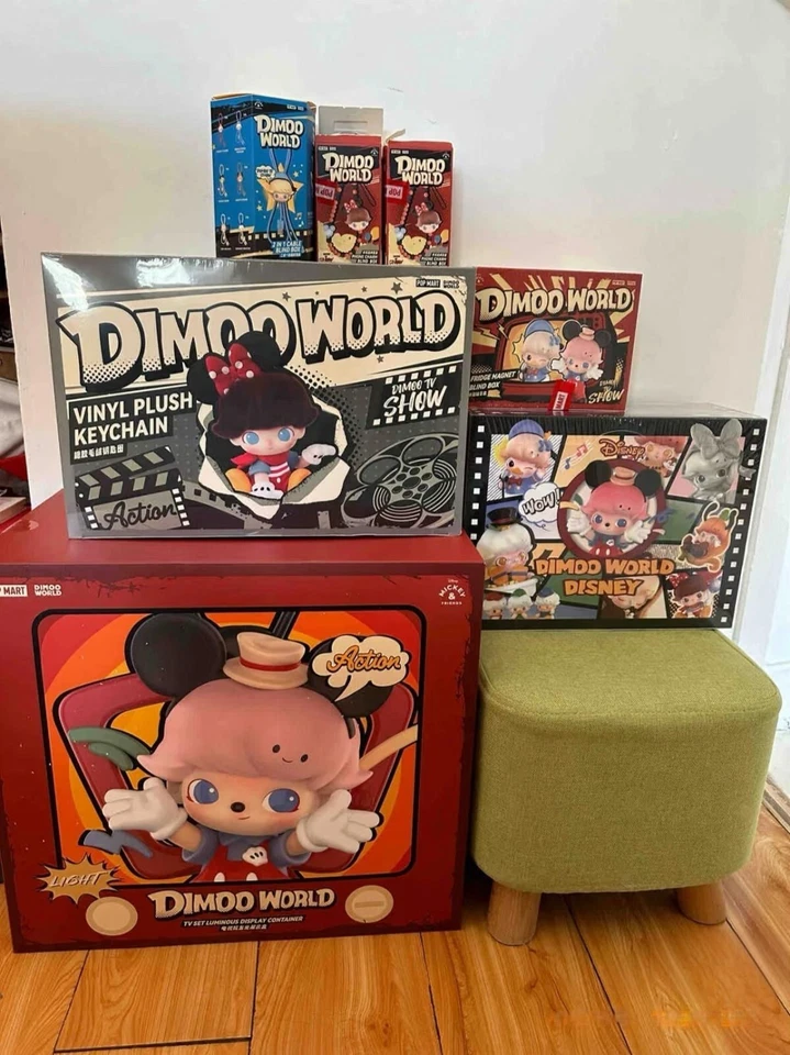 Authentic DIMOO WORLD × Disney Series Vinyl Plush Blindbox Sealed bag Gifts ZQ - Image 4 of 4