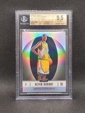 2006-07 Topps Finest Kevin Durant Silver Refractor /319 XRC RC Rookie BGS 9.5