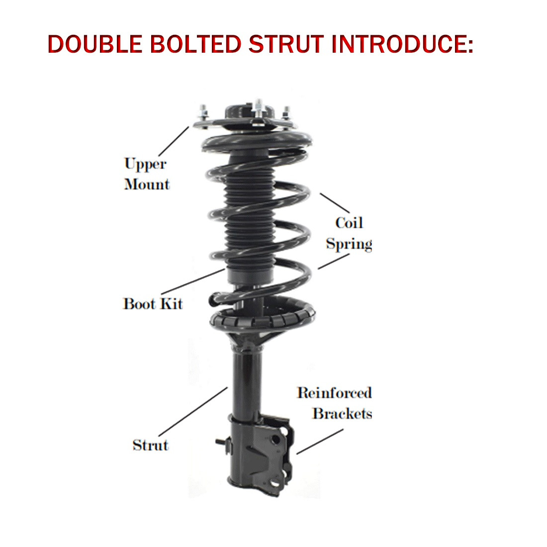 SET-TS172540-2 Monroe Shock Absorber and Strut Assemblies Set of 2 for Ford Pair