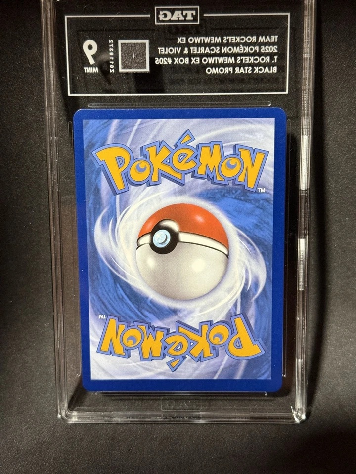 Team Rocket's Mewtwo ex 205 Sv: Scarlet & Violet Promo Cards Holo - TAG 9 - Image 2 of 2