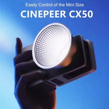 Zhiyun CINEPEER CX50 50W 2700K-6500K Pocket LED Video Light Photography Light