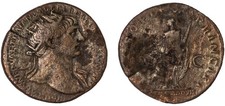 Roman Empire Coin Dupondius Trajan 103-111 A.D.