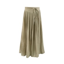 Brand New, Cotton Linen Wide Leg Skirt 2026 Summer High Waist Loose Casual Pants