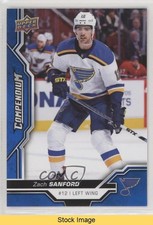 2018-19 Upper Deck Compendium Blue Zach Sanford #731 READ 5yy