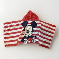 Disney Mickey Mouse 100 Cotton Kids Hooded Towel Wrap 45  x20  