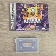 NICKTOONS ATTACK OF THE TOYBOTS| GameBoy Advance| Cart Only | Tested