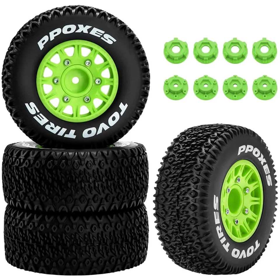 RC Truck Universal Tires 12mm/14mm Hex RC Wheel and Tire for 1/10Slash 2WD Arrma - Image 3 of 4
