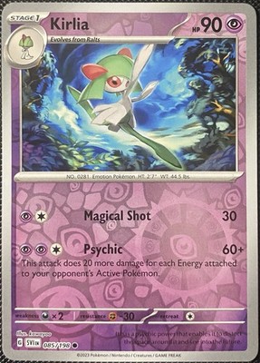 Kirlia 085/198 SV01: Scarlet & Violet Base Set Reverse Holo - Pokémon Card