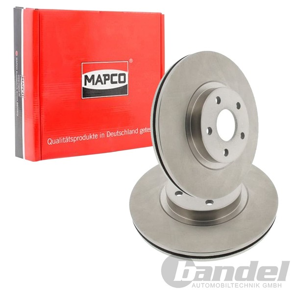 2X Mapco Bremsscheiben 300Mm BelÜFtet Vorne Passend FüR Ford C-MAX Focus Grand K-image