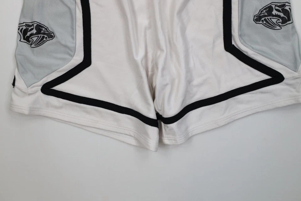 Pantalones Cortos De Baloncesto Russell Athletic Para Hombres 36 Peso Pesado Sedoso Nailon EE. UU. De Colección Años 90 Foto 4 de 4