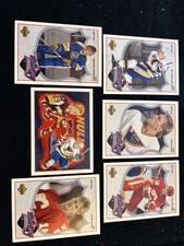1991-92 Upper Deck Brett Hull Hockey Heroes 6 Card Lot 