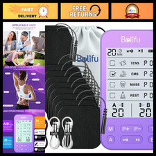 Rechargeable TENS Muscle Stimulator for Pain Relief - 36 Modes, 20 Intensities,